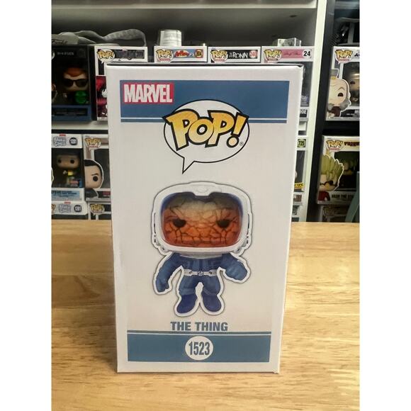 2 EXCLUSIVE Thing Fantastic Four Funko Pop Bobbleheads #1523 Space Trench MCU 4 - Picture 2 of 11